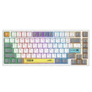 Onikuma G58 82-Key RGB Wired Hot-Swappable Mechanical Keyboard (Black, White) (Tea Axis Switch)