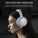 Corsair Virtuoso Max Wireless High-Fidelity Gaming Headset (Silver, Carbon)