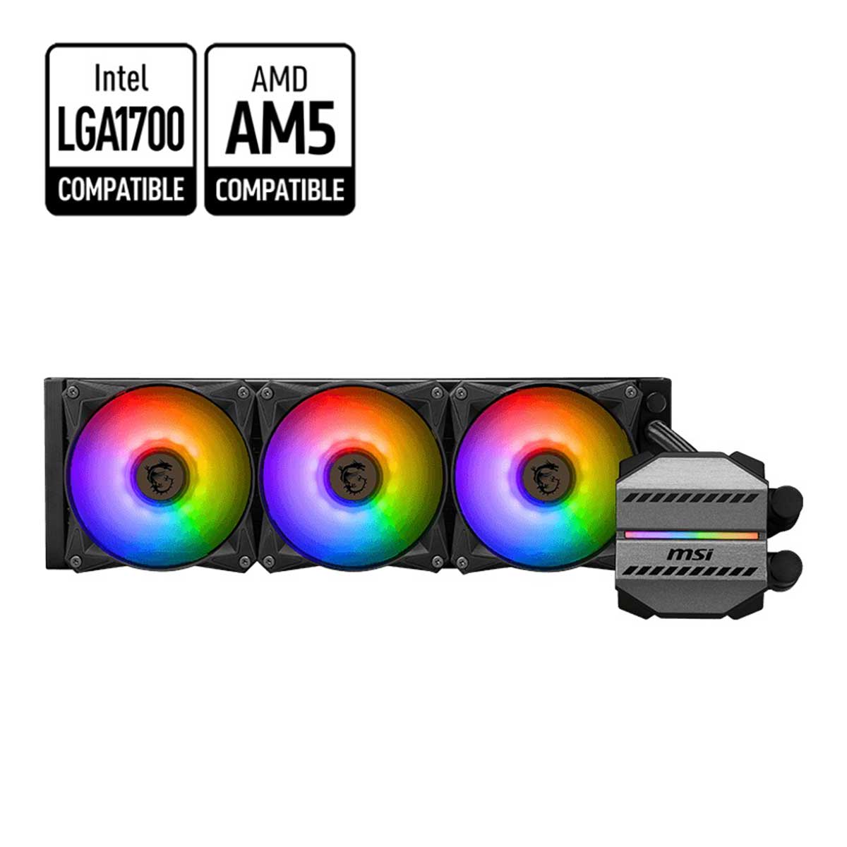 MSI MAG Coreliquid M360 360MM ARGB Liquid CPU Cooler
