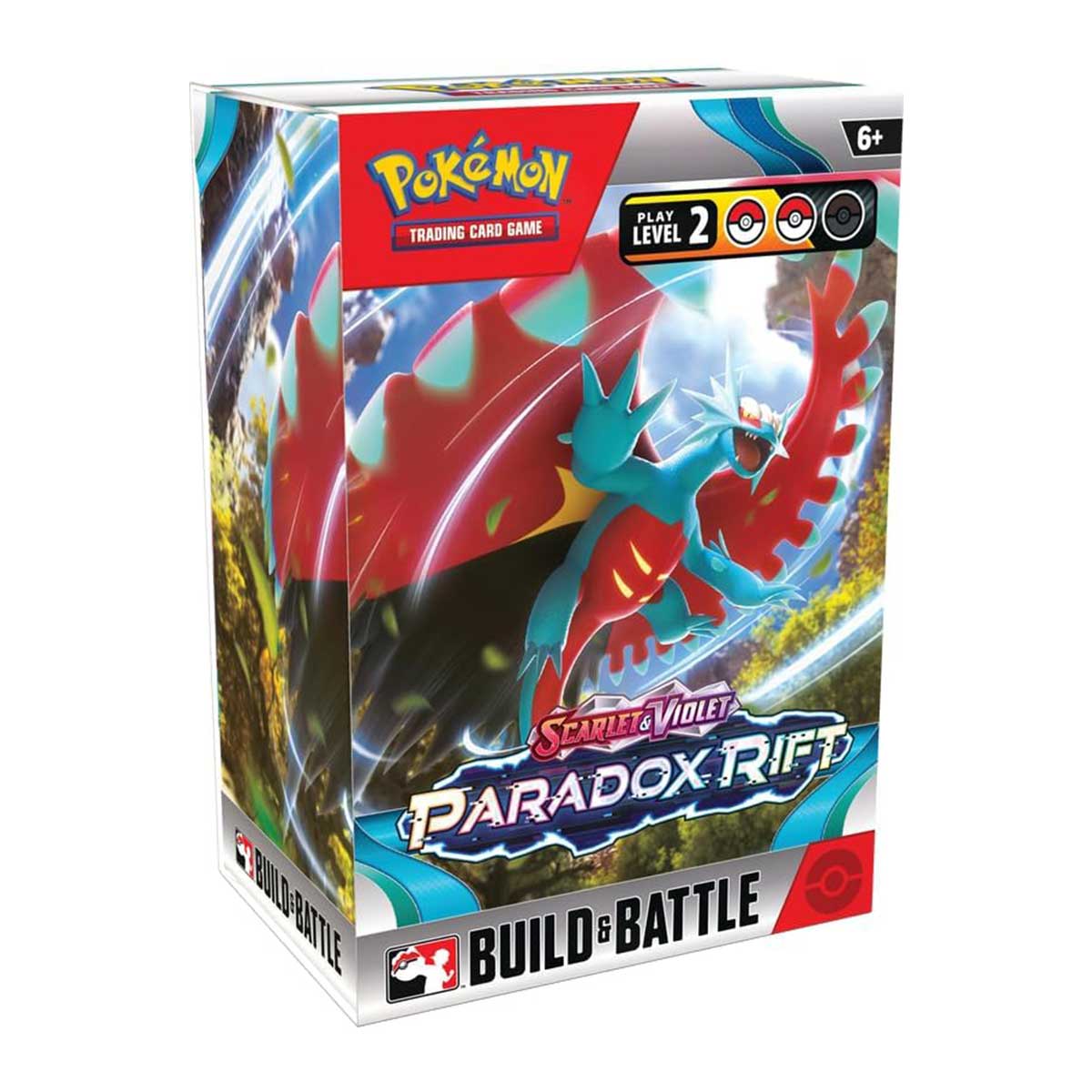 Pokemon Trading Card Game SV04 Scarlet & Violet Paradox Rift Build & Battle Box (187-85421)
