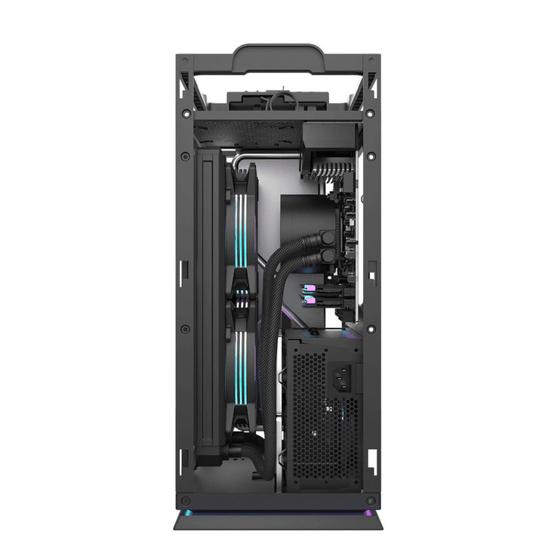 DarkFlash DLH 21 Luxury ITX PC Gaming Case (Black)