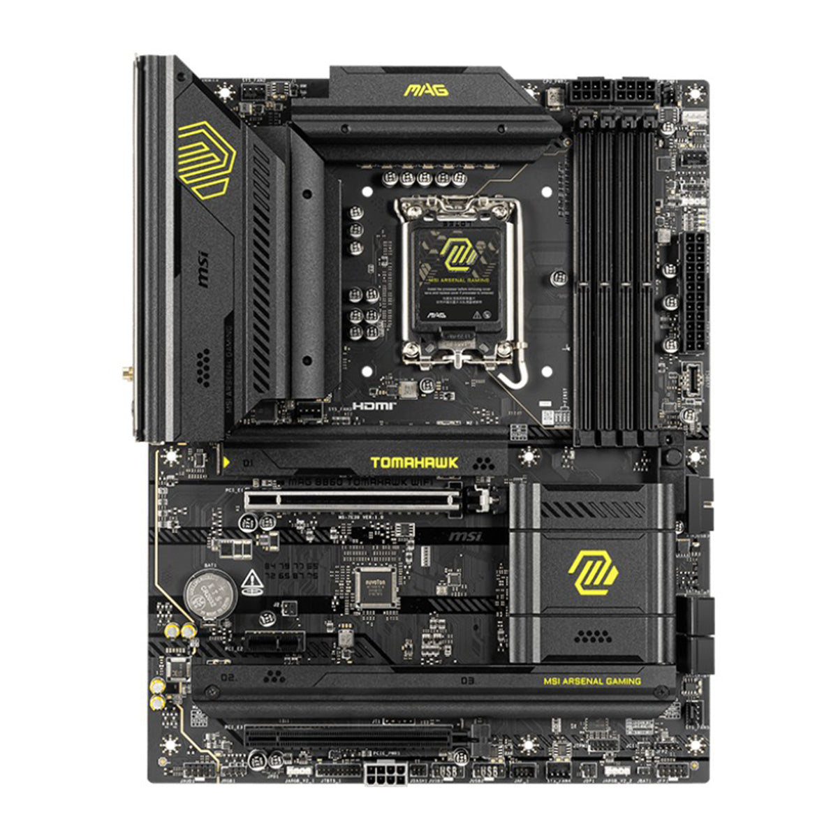 MSI Mag B860 Tomahawk Wi-Fi DDR5 Intel Motherboard
