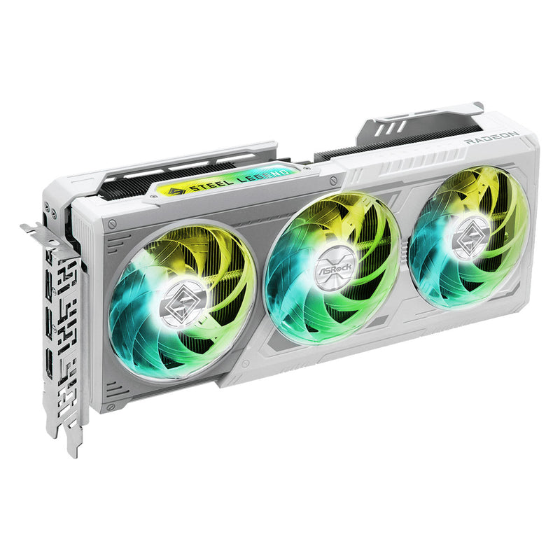 ASRock AMD Radeon RX 9070 Steel Legend 16GB OC DDR6 Graphics Card
