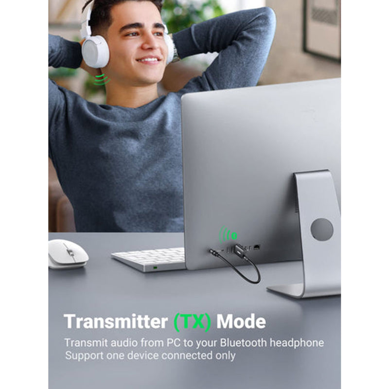 Ugreen Bluetooth Audio Transceiver with Mic (Black) (CM523/60300)