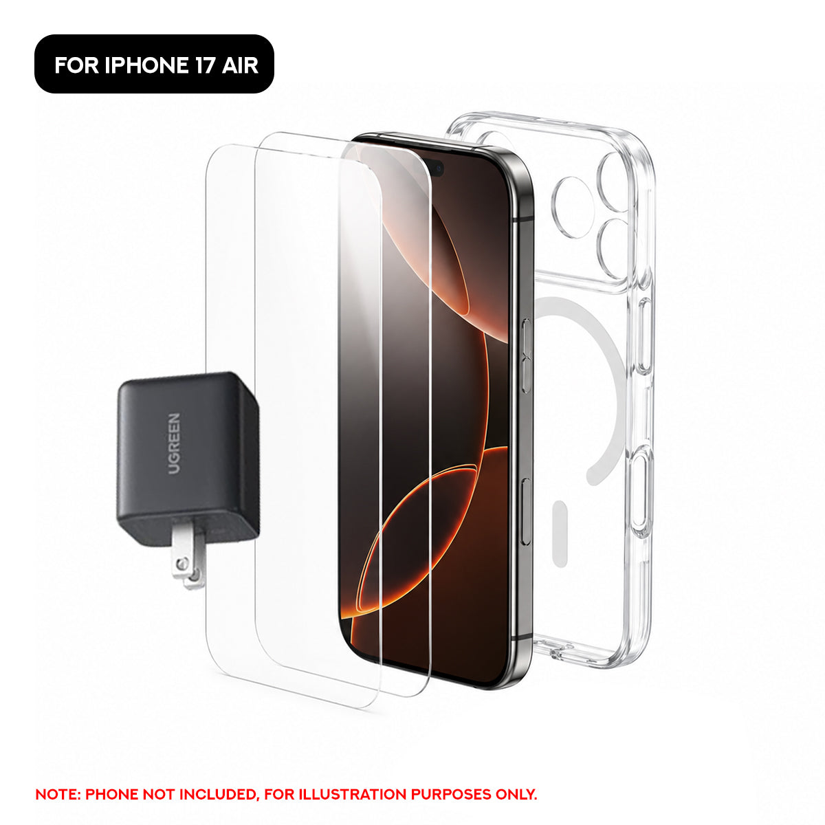 Ugreen 3-in-1 Accessory Kit for iPhone 17 Air
