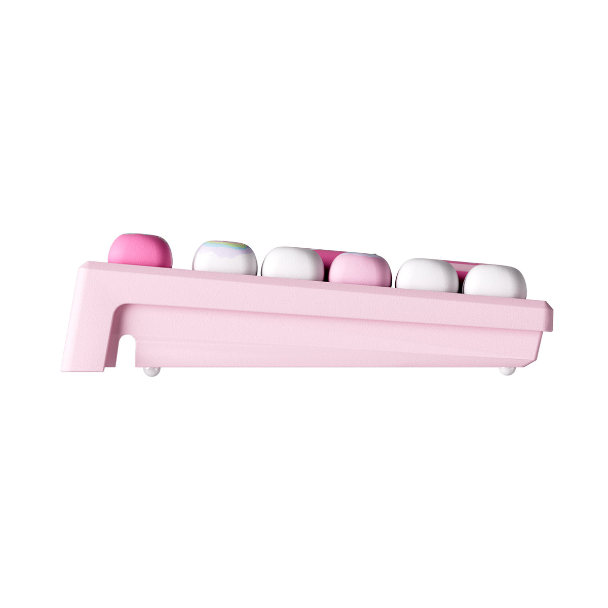 Akko x MonsGeek MG108B Rainbow Marshmallows Multi-Mode RGB Hot-Swappable Mechanical Keyboard