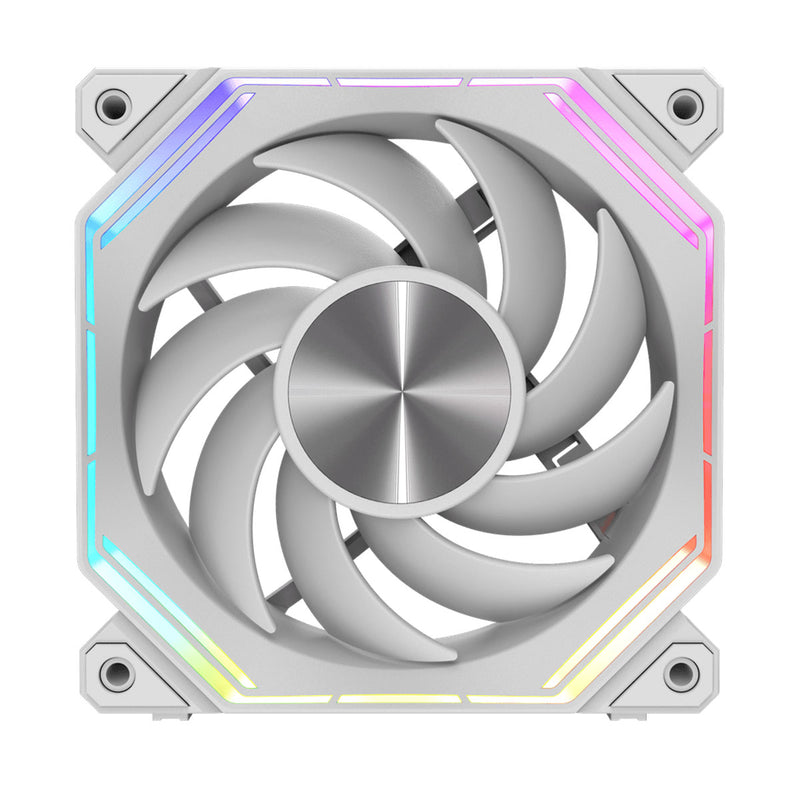 DarkFlash INF34 PWM ARGB Single Cooling Fan (Black, White)