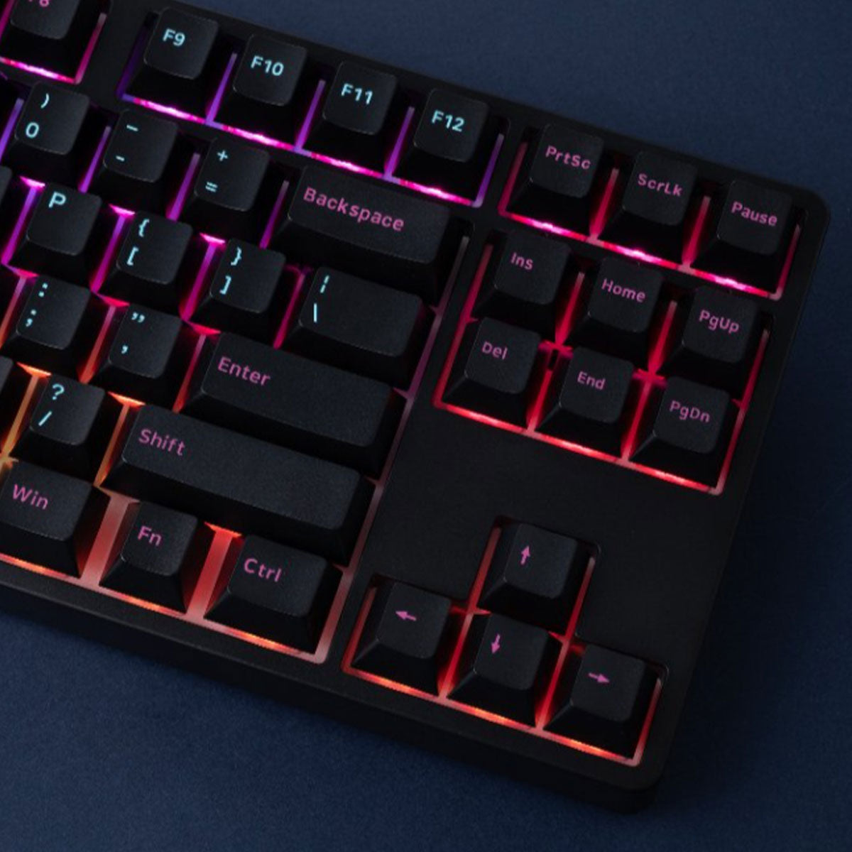 Akko Midnight 5087S VIA QMK Wired RGB Hot-Swappable Mechanical Keyboard (Akko V3 Cream Yellow Pro)