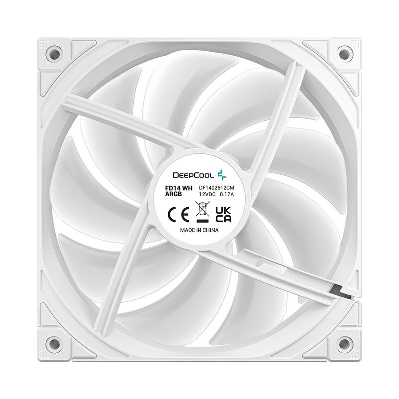 DeepCool FD14 ARGB 140mm Performance Fan (Black, White)