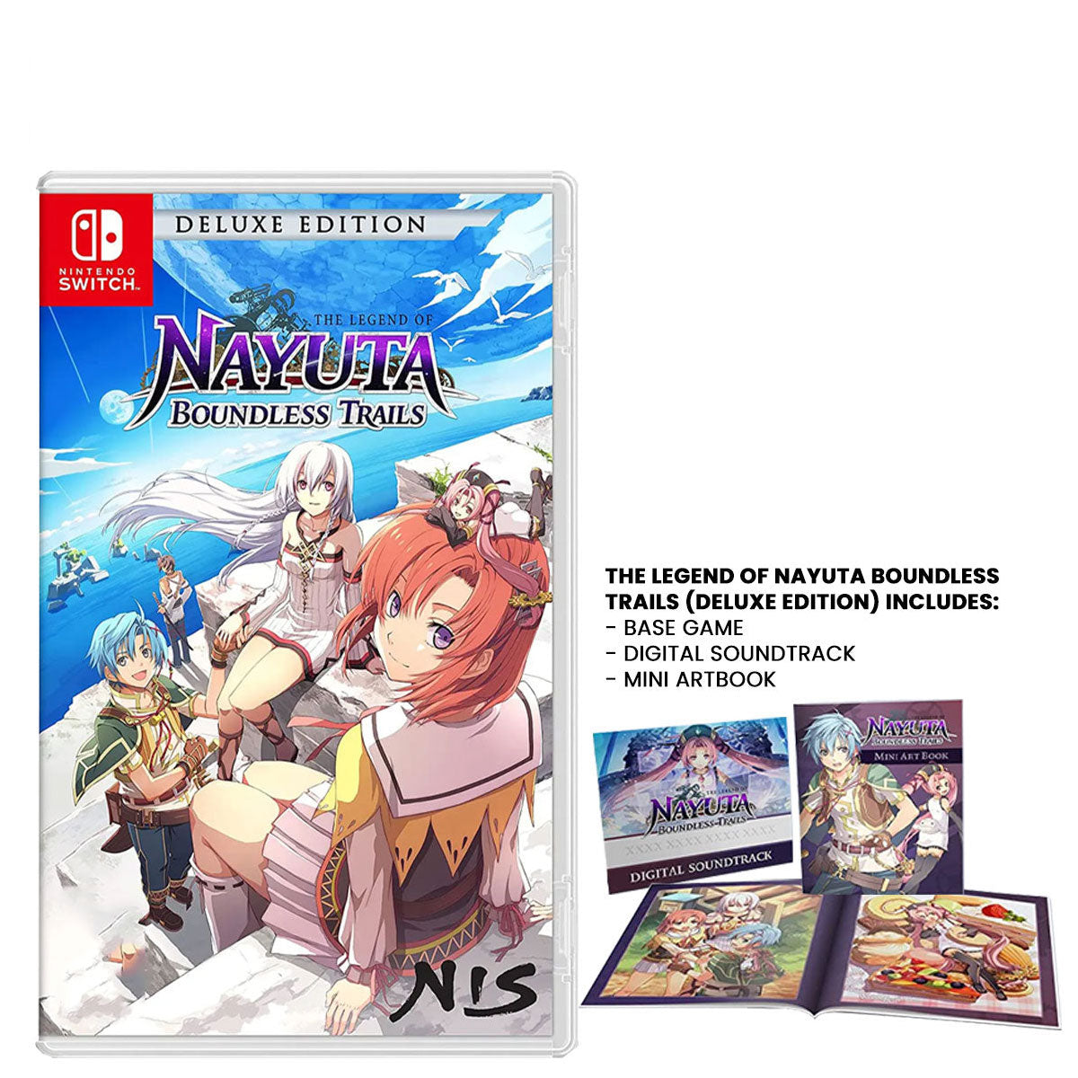 NINTENDO SWITCH THE LEGEND OF NAYUTA BOUNDLESS TRAILS DELUXE EDITION
