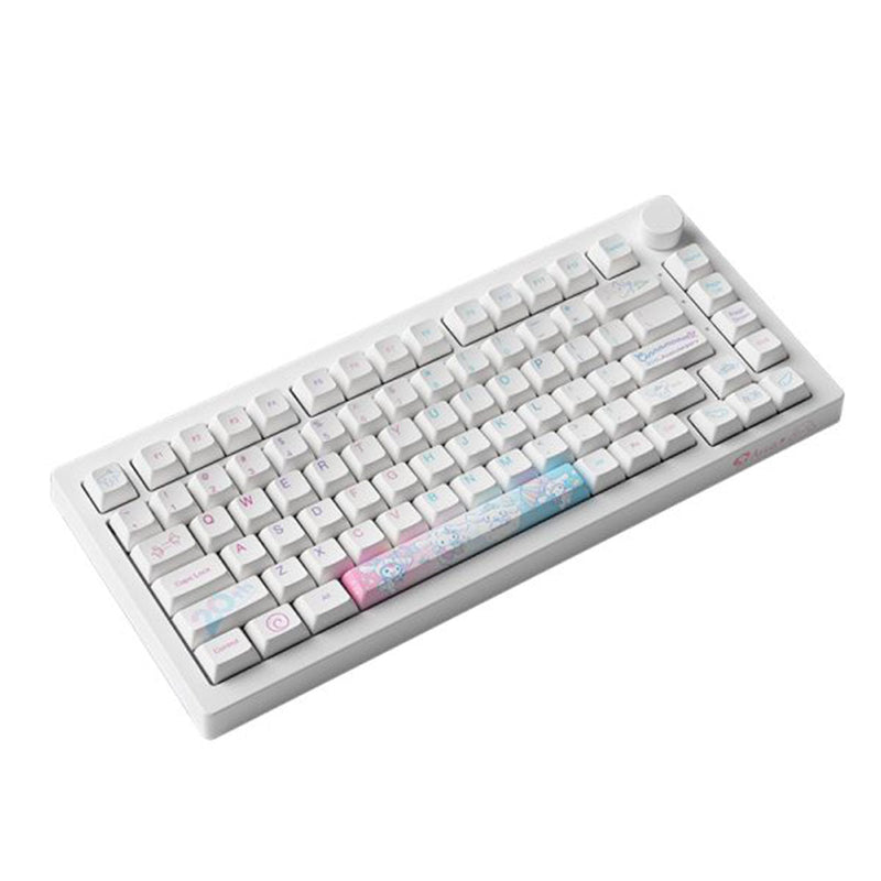 Akko Cinnamoroll 20TH Anniversary 5075B Plus RGB Hot-Swappable Mechanical Keyboard (Ktt White)
