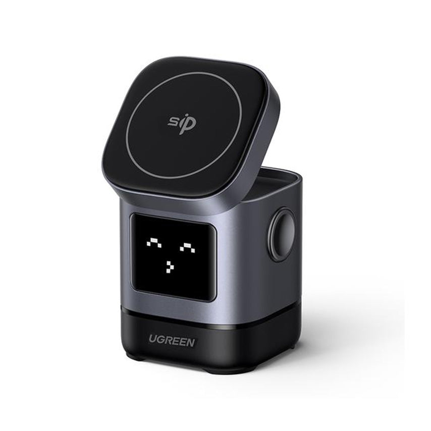 Ugreen Uno Robot 2-in-1 15W Magnetic Wireless Charger for iPhone & AirPods (W709/45775)