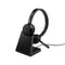 Jabra Evolve 65 TE USB-A UC Stereo Bluetooth Wireless Headset with Charging Stand