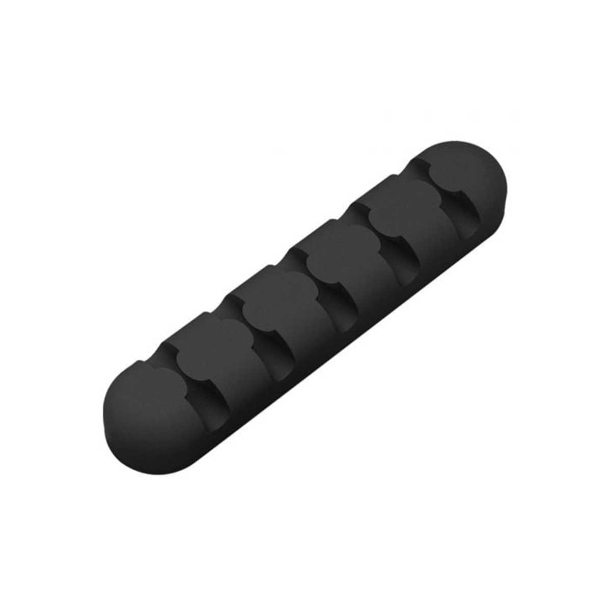 Orico CBS5 5-Slots Soft Silicone Self-Adhesive Desk Cable Manager (Black)