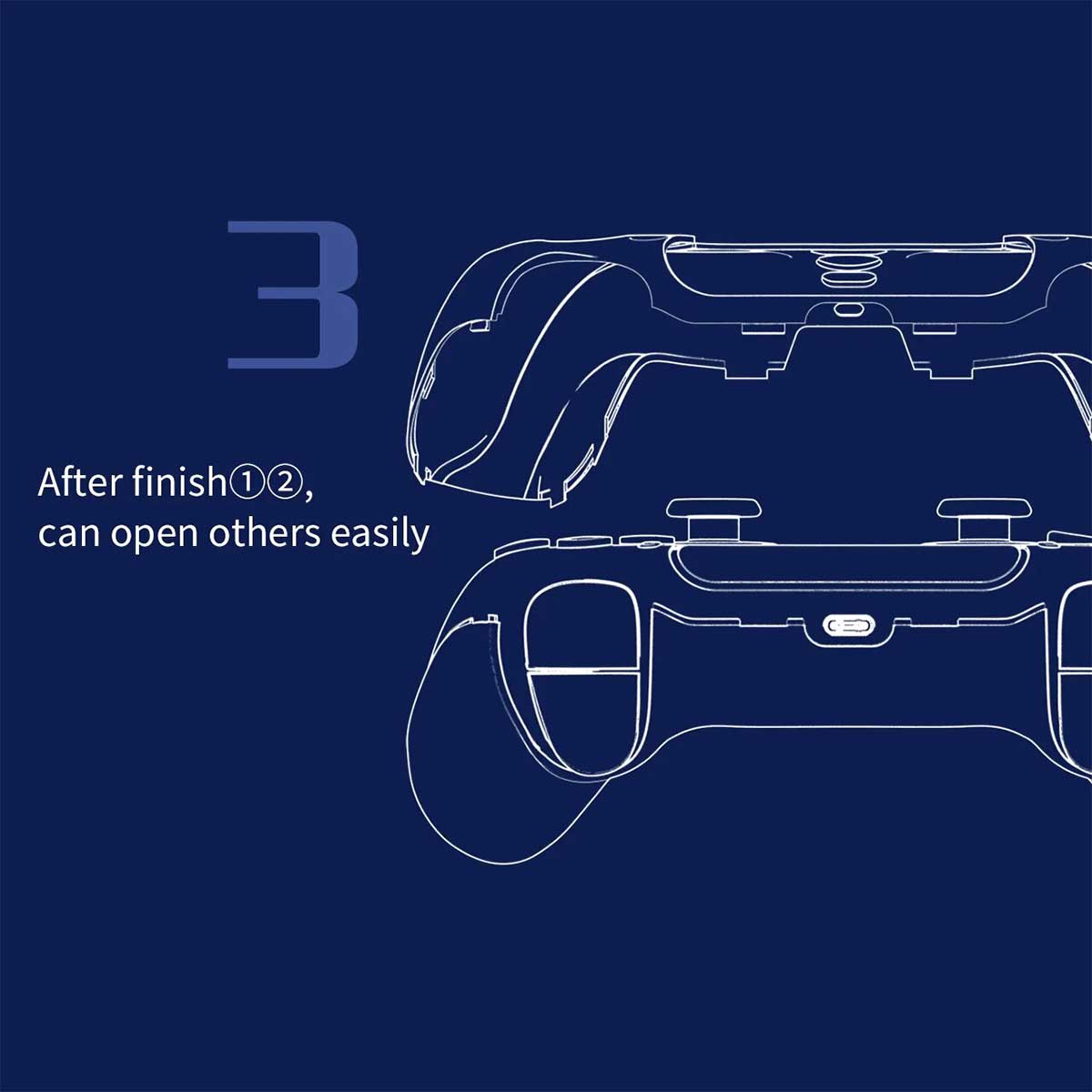 IINE PS5 Edge Controller Protection Case (Transparent) (L778)
