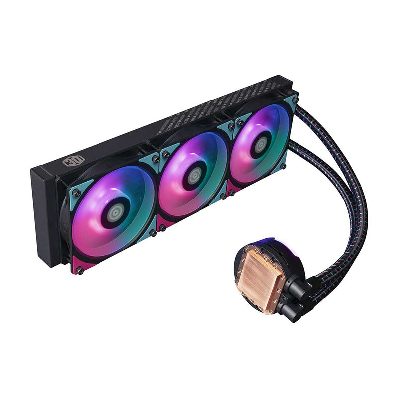 Cooler Master Masterliquid PL360 Flux 30TH Anniversary Edition Close-Loop AIO CPU Liquid Cooler (Black)