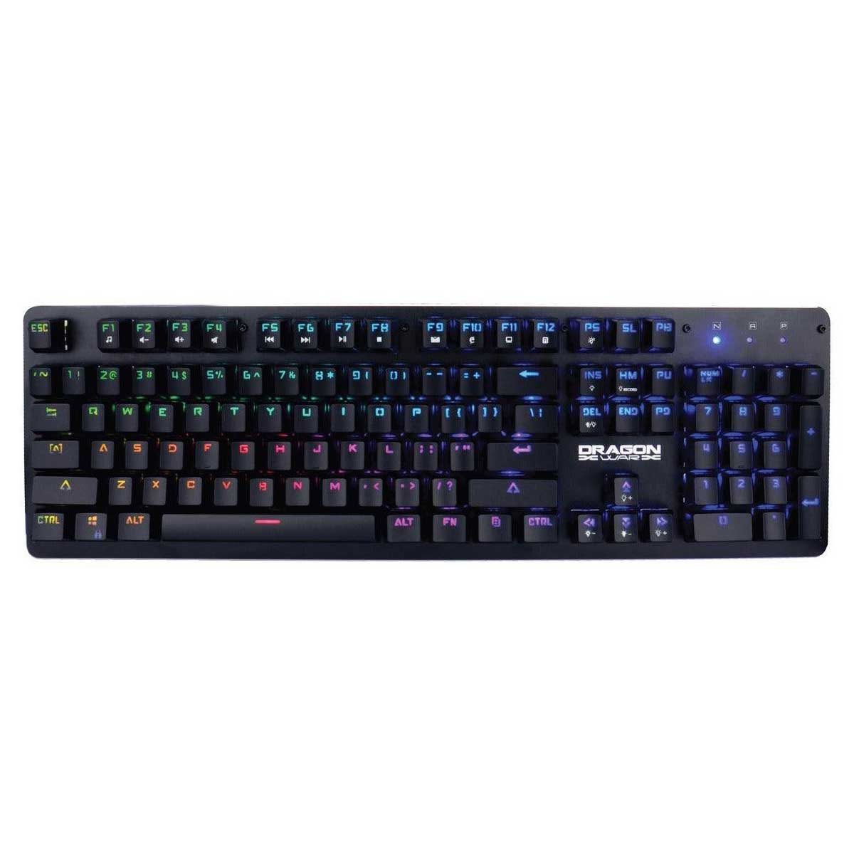 DRAGONWAR TRICERATOPS FULL RGB WIRED MECHANICAL KEYBOARD ( BLUE SWITCHES) (GK-016-ENG)