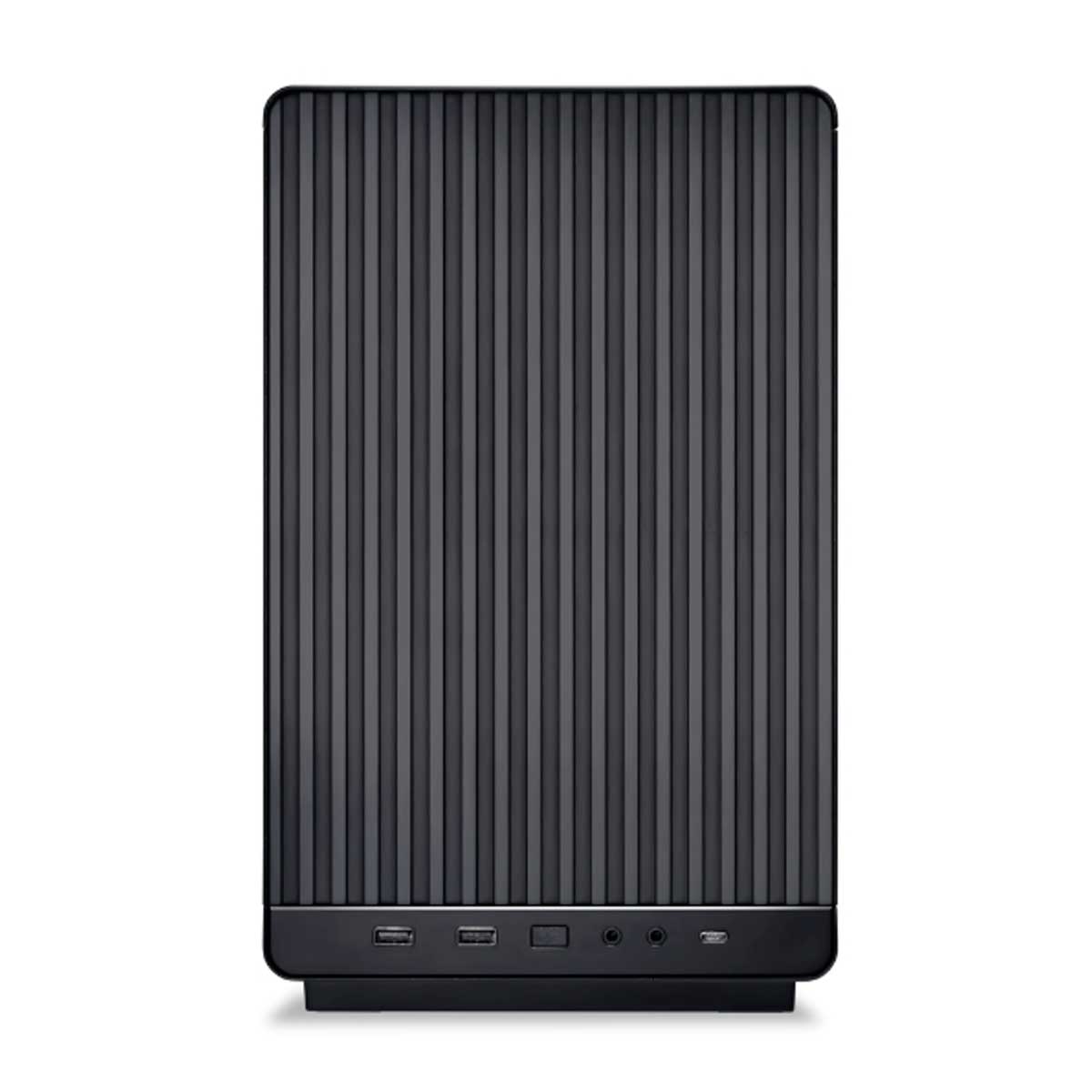 Lian Li A3-mATX-WDG Wooden Panel/Side Glass 26.3L Micro Form Factor PC Case (Black, White)