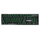 Dragonwar Ice Sanction Wired Mechanical Keyboard (Blue Switches)(GK-015-BK-ENG)