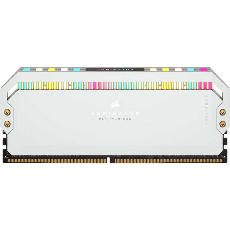 Corsair Dominator Platinum RGB 32GB (2x16GB) DDR5 DRAM 6200MHZ CL36 Memory kit (White)