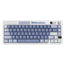 Royal Kludge RK M65 Tri-Mode RGB 66 Keys Hot-Swappable Mechanical Keyboard Ocean Blue