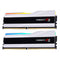 G.Skill Trident Z5 RGB 32GB (2X16GB) DDR5 Intel XMP 6000MHZ CL36-36-36-96 1.35V Desktop Memory (Matte White) (F5-6000J3636F16GX2-TZ5RW)