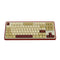 Ajazz AK870 RGB Tri-Mode 87-Keys TKL Gasket-mounted Hot Swappable Mechanical Keyboard (Grey/Cream/Red) (Maillard Switch)