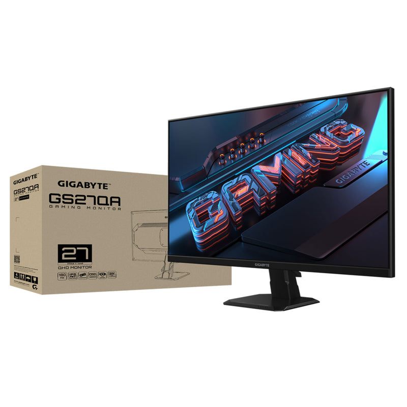 Gigabyte GS27QA 27" QHD (2560x1440) 180Hz 1ms MPRT Super Speed IPS Gaming Monitor