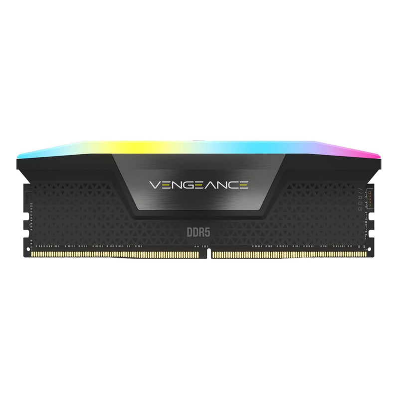 Corsair Vengeance RGB 32GB (2X16GB) DDR5 DRAM 5600MHZ CL36 Memory Kit (Black) (CMH32GX5M2B5600C36K)