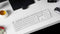 Keychron K5 Pro QMK/VIA Full-Size White Backlit Wireless Custom Mechanical Keyboard - White (Red Switch) (K5P-O1)