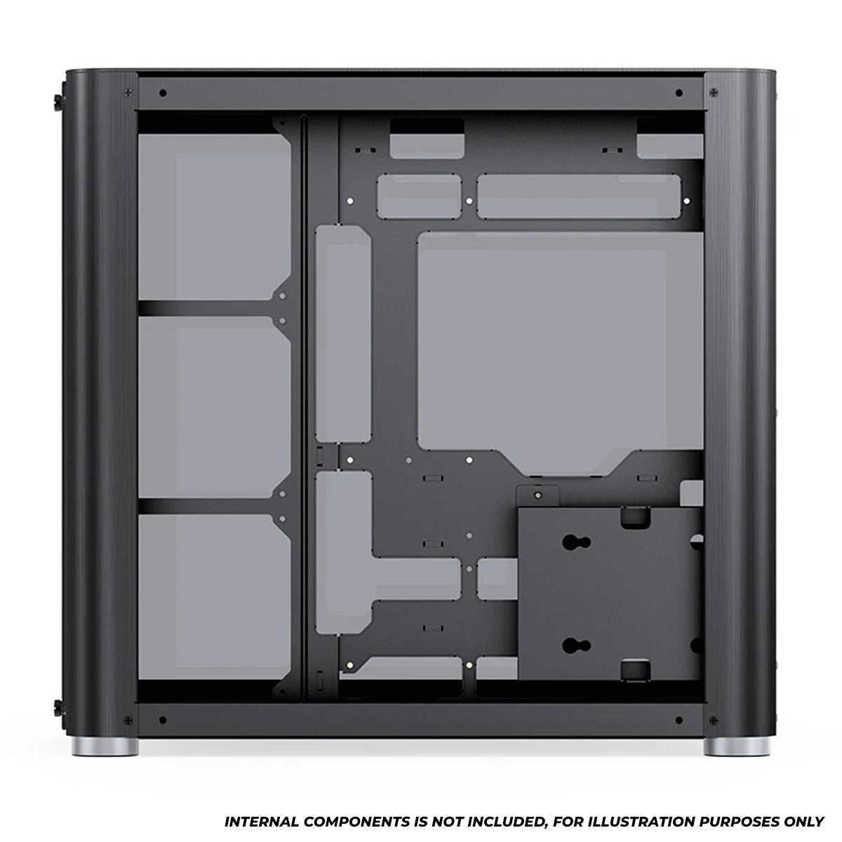 Jonsbo TK-2 ATX Separated Cabinet Computer Case (Black, White)
