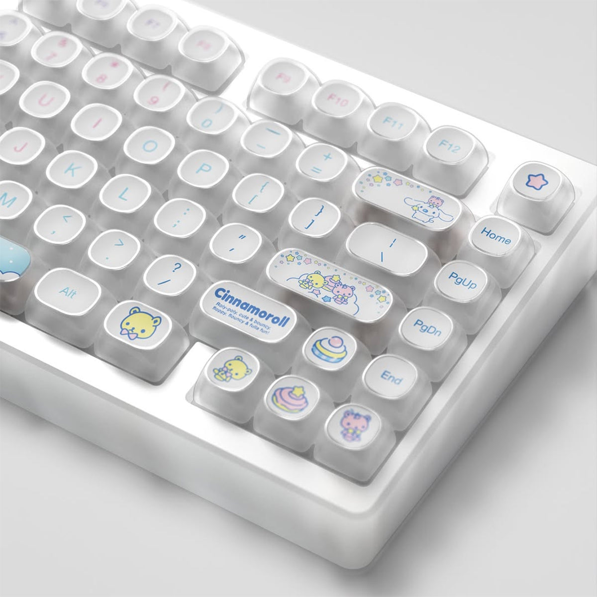 Akko Cinnamoroll ACR TOP 75B Acrylic Case Multi-Mode RGB Hot-Swappable Mechanical Keyboard 