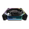 DarkFlash INF34 PWM ARGB Single Cooling Fan (Black, White)