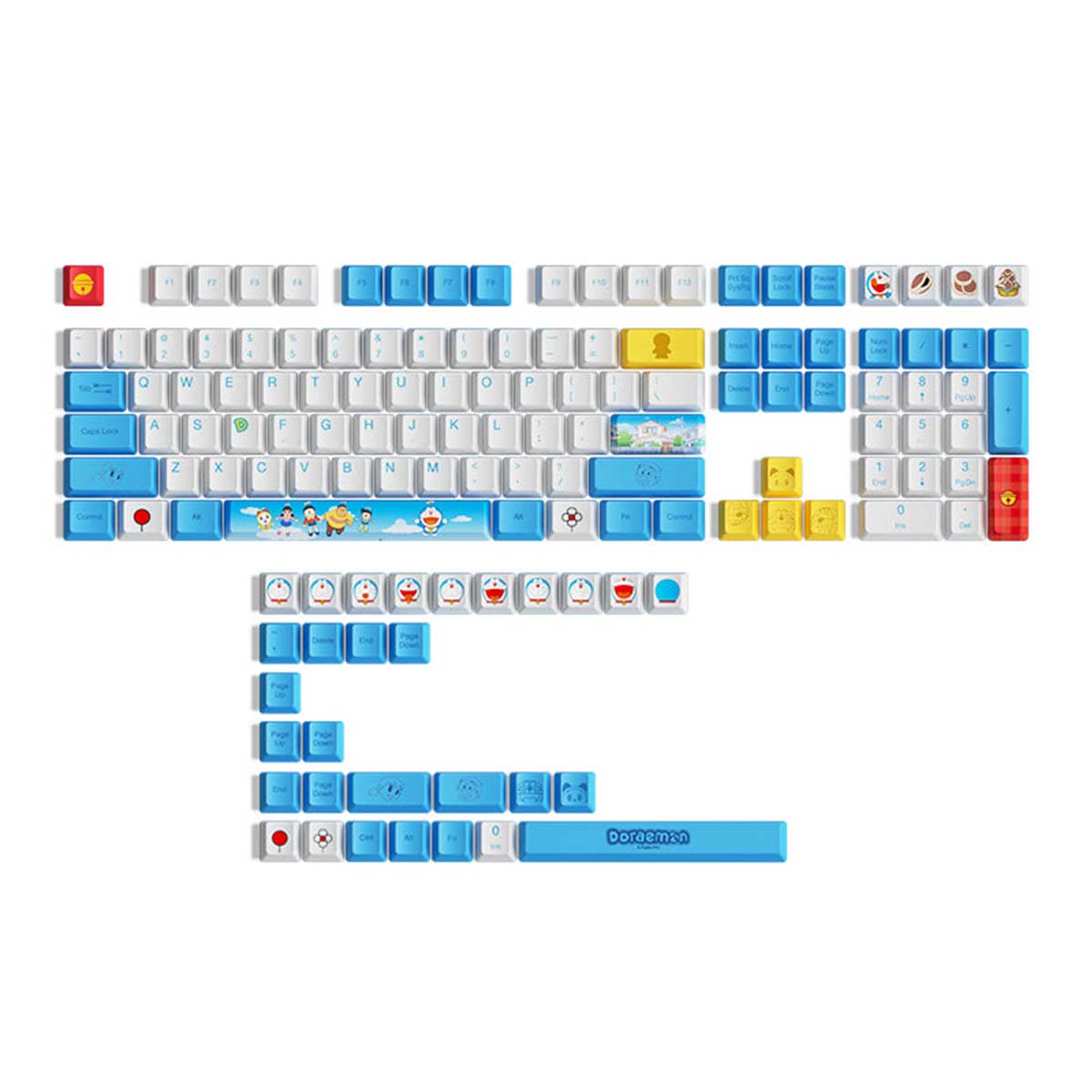 Akko Doraemon Keycap Set OEM Profile 138 Keys