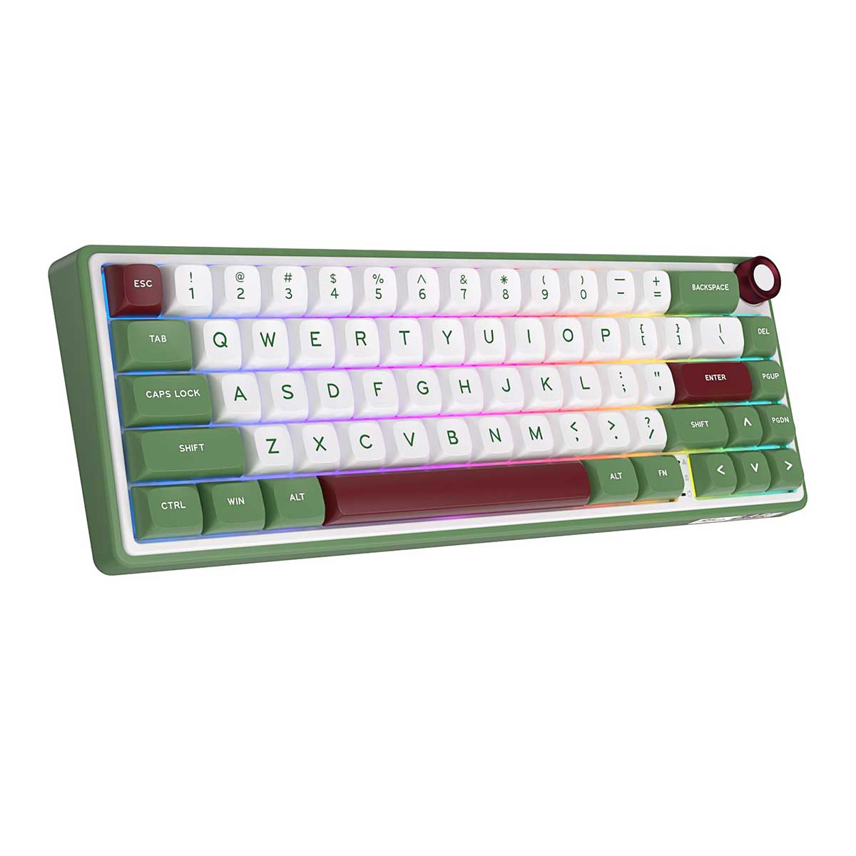 Royal Kludge R65 Single-Mode RGB 66-Keys Hot-Swappable Mechanical Keyboard Greensand