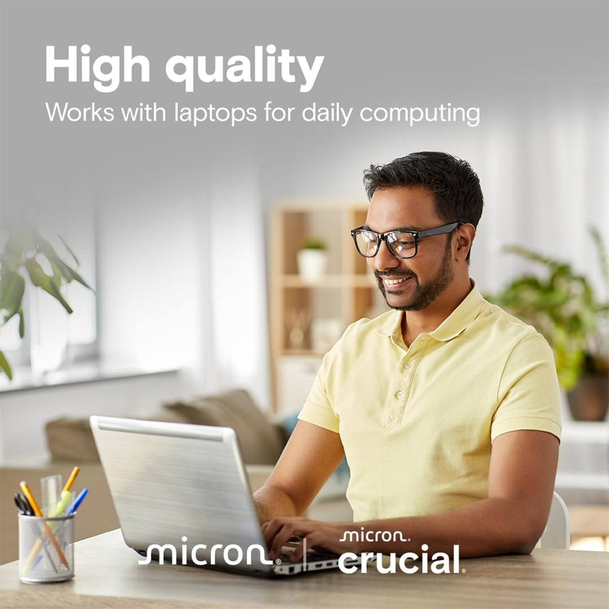 Crucial E100 PCIe Gen4 NVMe 2280 M.2 Internal SSD (480GB, 1TB)