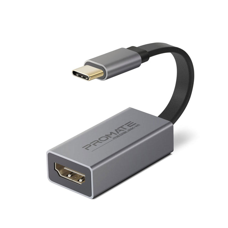 Promate High Definition USB-C TO HDMI Adapter 4K UHD Medialink-H1
