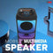 Oudiobop BK-4263 4"x2 RGB Bluetooth Speaker (Black)