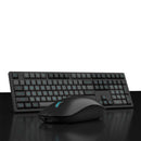 Monsgeek MX108 Business Wireless Mechanical Keyboard & Mouse Combo (Black & Cyan)