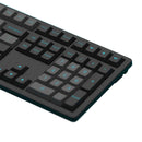 Monsgeek MX108 Business Wireless Mechanical Keyboard & Mouse Combo (Black & Cyan)