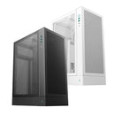 DeepCool CH170 Plus Vertical M-ATX Compact Case (Black, White)