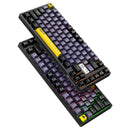 Onikuma G58 82-Key RGB Wired Hot-Swappable Mechanical Keyboard (Black, White) (Tea Axis Switch)