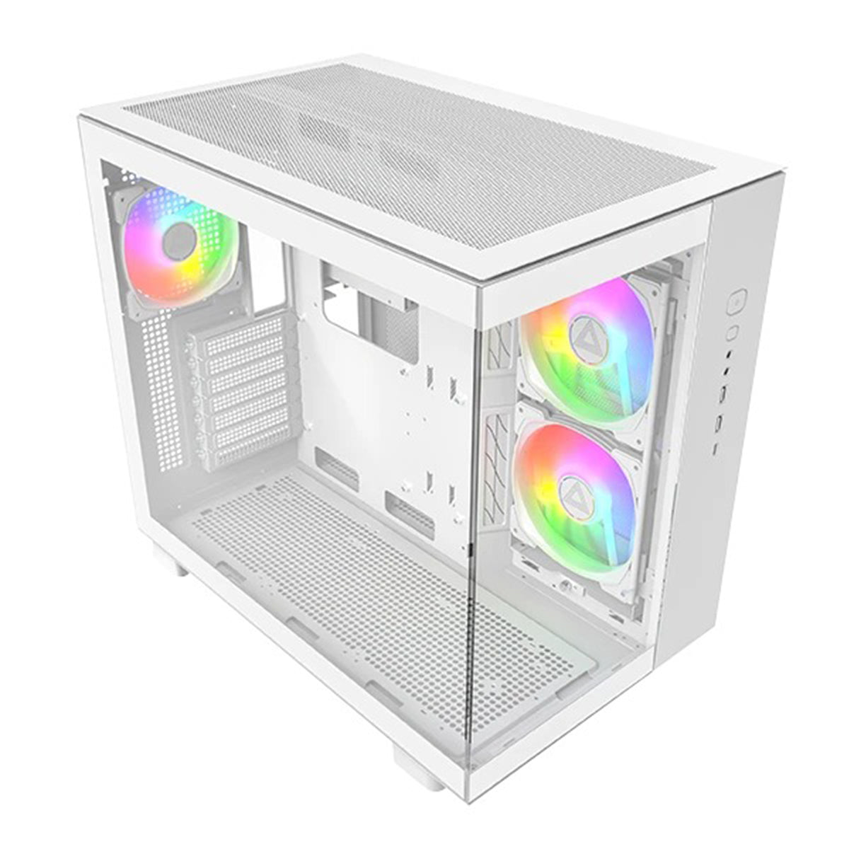 Montech King 65 Pro Mid Tower PC Case (Black, White)
