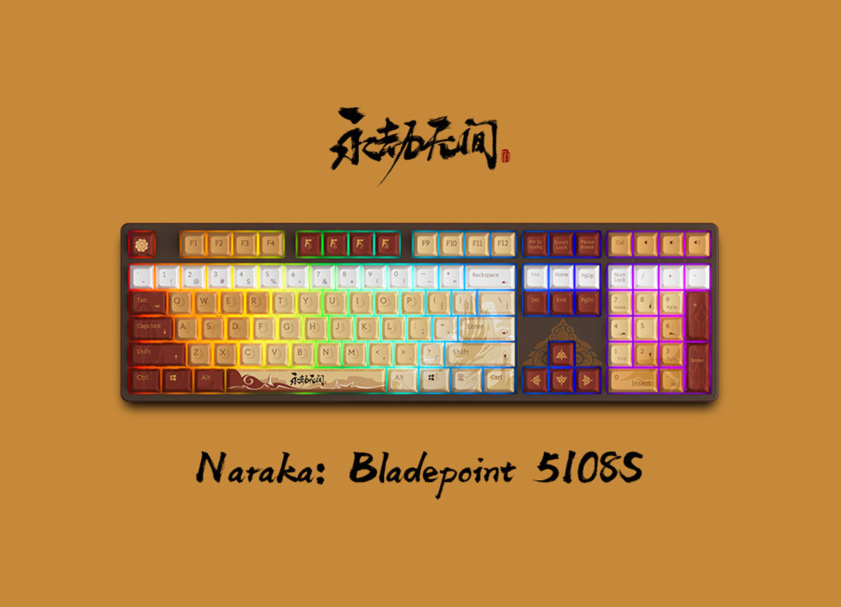 Akko Naraka Bladepoint 5108S RGB Hot-Swappable Wired Mechanical Keyboard