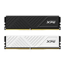 Adata XPG Gammix D35 16GB DDR4 3200Mhz PC4-25600 CL16-20-20 1.35V Desktop Memory (Black, White)