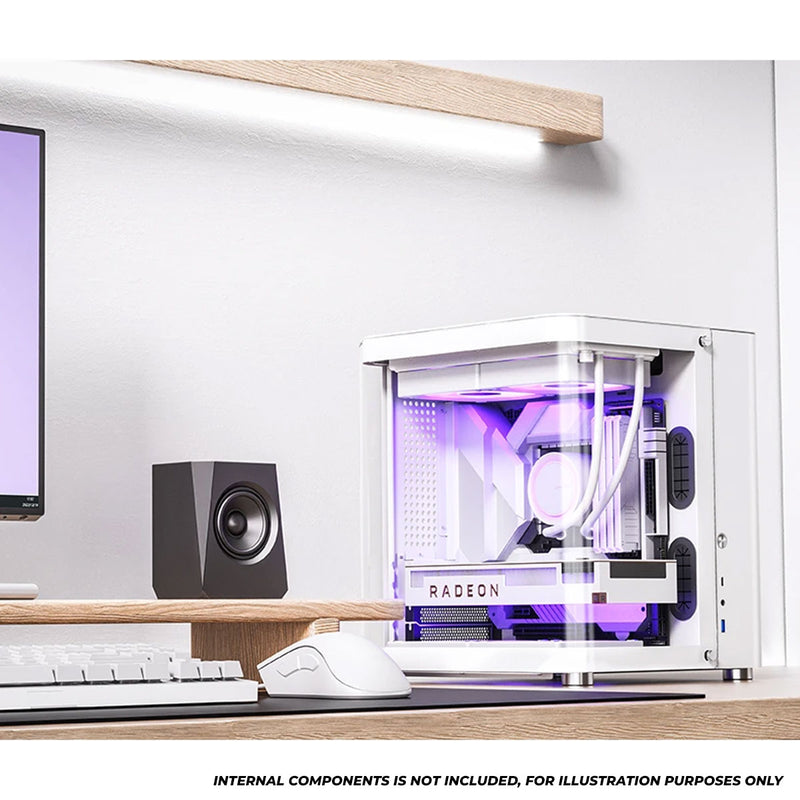 Jonsbo TK-1 M-ATX Separated Cabinet Computer Case (Black, White)
