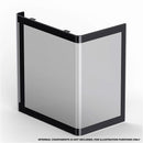 Jonsbo TK-0 ITX Separated Cabinet Computer Case (Black, White)
