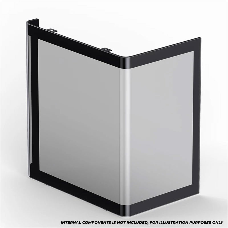 Jonsbo TK-0 ITX Separated Cabinet Computer Case (Black, White)
