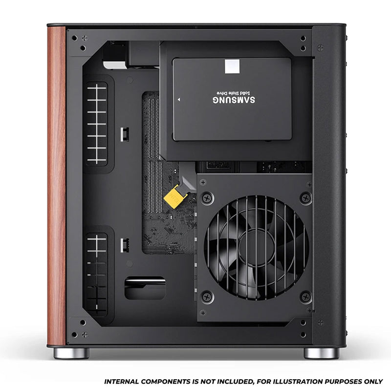 Jonsbo TK-0 ITX Separated Cabinet Computer Case (Black, White)