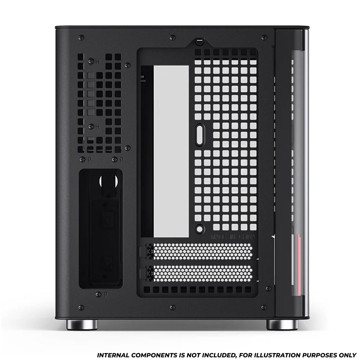Jonsbo TK-0 ITX Separated Cabinet Computer Case (Black, White)